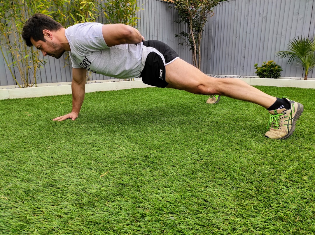 One armed push-up raised.